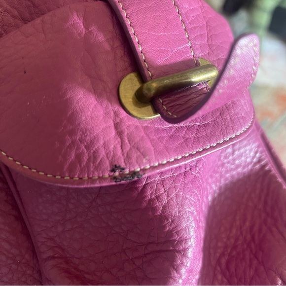 Levenger Purple Leather Women's Bag - Picture 14 of 14